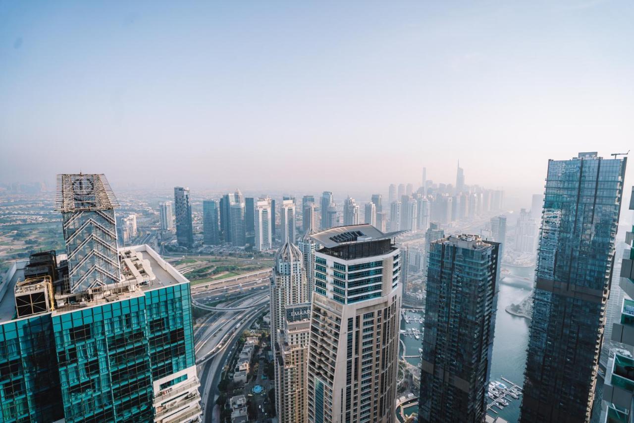 Savor Marina Views From The 64Th Floor Aparthotel Dubai Exteriör bild